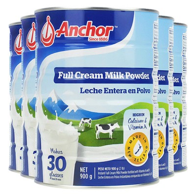 【新西兰直邮】ANCHOR 安佳全脂罐装成人奶粉 6罐一箱 